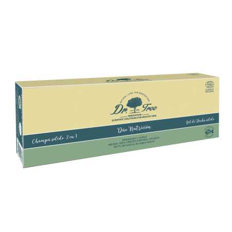 CHAMPÚ Y GEL SÓLIDOS NATURAL NUTRICIÓN PIEL SENSIBLE ESTUCHE 2 pz by DR. TREE for Unisex