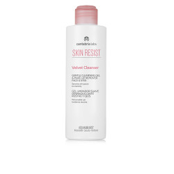 SKIN RESIST VELVET gel limpiador suave desmaquillante rostro y ojos 200 ml by SKIN RESIST for Unisex