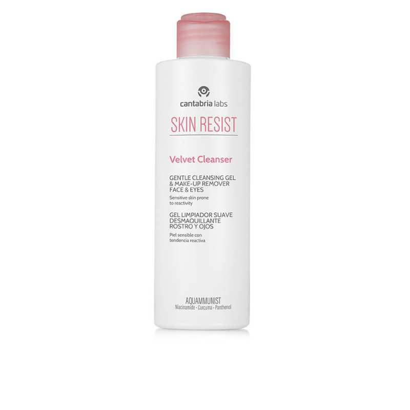SKIN RESIST VELVET gel limpiador suave desmaquillante rostro y ojos 200 ml by SKIN RESIST for Unisex SKIN RESIST VELVET gel limpiador suave desmaquillante rostro y ojos 200 ml by SKIN RESIST for Unisex