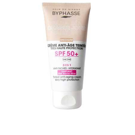 CREMA FACIAL antiedad con color SPF50 medium 50 ml by BYPHASSE for Woman