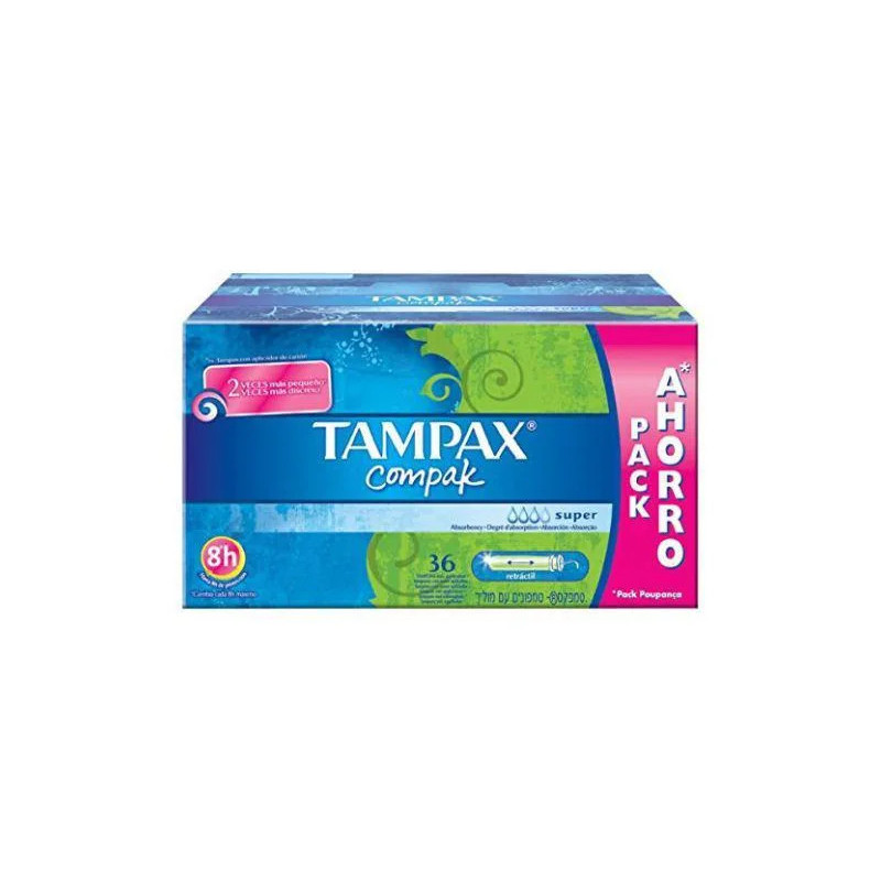 Tampax Compak Tampon Super 36 U