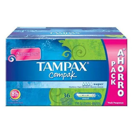 Tampão Tampax Compak Super 36 U