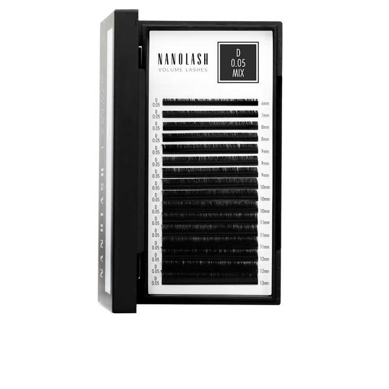 VOLUME LASHES pestanas postizas 005 D 6 13 mm 1 u by NANOLASH for Woman VOLUME LASHES pestanas postizas 005 D 6 13 mm 1 u by NANOLASH for Woman