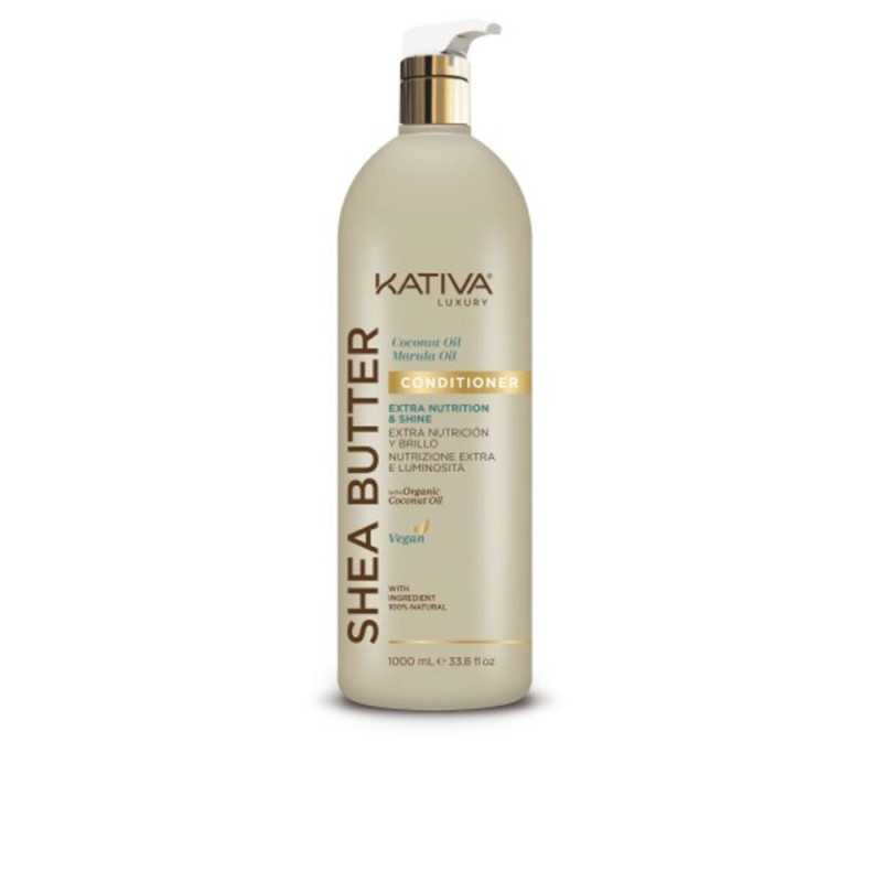 SHEA BUTTER coconut & marula oil conditioner 1000 ml by KATIVA for Woman SHEA BUTTER coconut & marula oil conditioner 1000 ml by KATIVA for Woman
