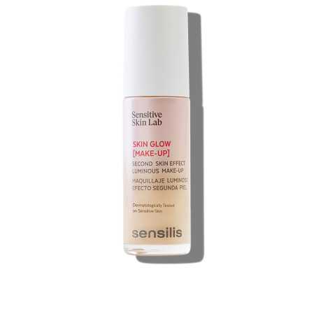 SKIN GLOW MAKEUP base de maquillaje luminosa 04 Beige Rose 30 ml by SENSILIS for Woman