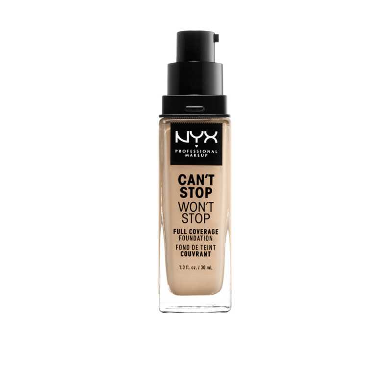 CAN T STOP WON T STOP full coverage foundation nude by NYX PROFESSIONAL MAKE UP for Unisex CAN T STOP WON T STOP full coverage foundation nude by NYX PROFESSIONAL MAKE UP for Unisex