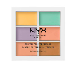 CONCEAL CORRECT CONTOUR palette 6 x 1,5 gr by NYX PROFESSIONAL MAKE UP for Unisex