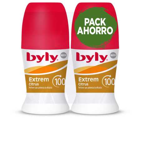 EXTREM CITRUS 100H DEO ROLL-ON PACK 2 x 50 ml by BYLY for Unisex