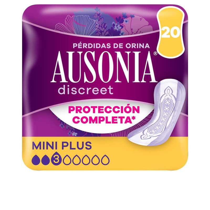 DISCREET compresas incontinencia mini plus 20 u by AUSONIA for Woman DISCREET compresas incontinencia mini plus 20 u by AUSONIA for Woman