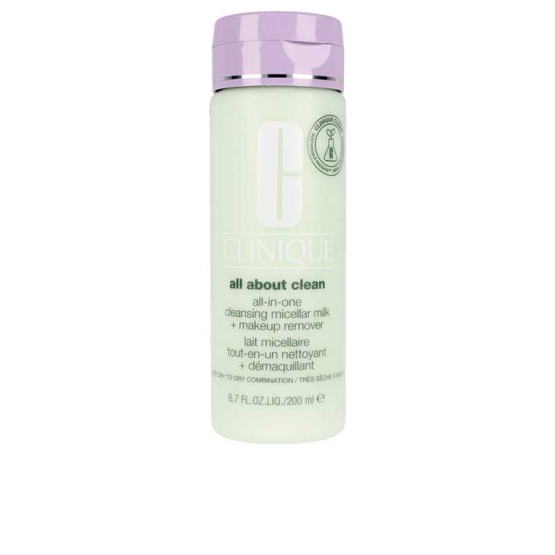 ALL ABOUT cleansing micellar milk + make-up r I/II 200 ml by CLINIQUE for Woman ALL ABOUT cleansing micellar milk + make-up r I/II 200 ml by CLINIQUE for Woman
