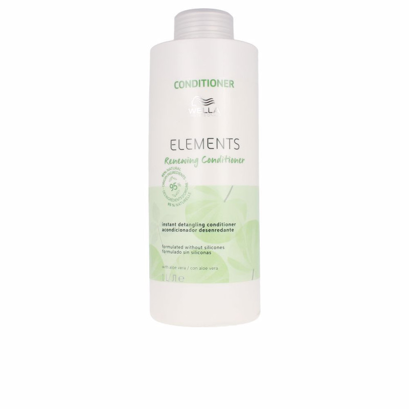 ELEMENTS Acondicionador Renovador Suave Sin Siliconas Todo tipo de Cabellos 1000 ml by WELLA PROFESSIONALS for Woman