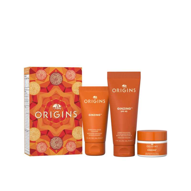 GINZING HIDRATANTE CON COLOR ENERGIZANTE SPF40 ESTUCHE 3 pz by ORIGINS for Woman GINZING HIDRATANTE CON COLOR ENERGIZANTE SPF40 ESTUCHE 3 pz by ORIGINS for Woman