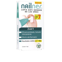 NAILNER LÁPIZ 2 EN 1 lápiz antihongos de las uñas 4 ml by NAILNER for Unisex