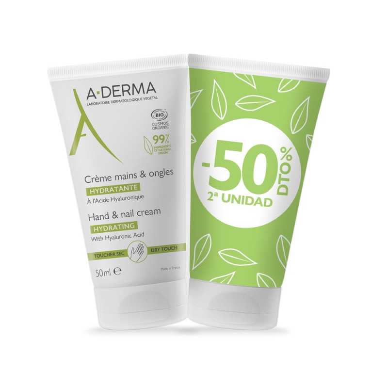 MANOS & UÑAS crema pack 2 x 50 ml by A-DERMA for Unisex MANOS & UÑAS crema pack 2 x 50 ml by A-DERMA for Unisex