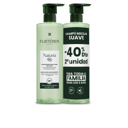 NATURIA champú micelar ultra suave sin sulfatos pack 2 x 400 ml by RENE FURTERER for Unisex