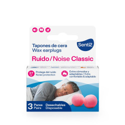 RUIDO tapones de cera 3 u by SENTI2 for Unisex