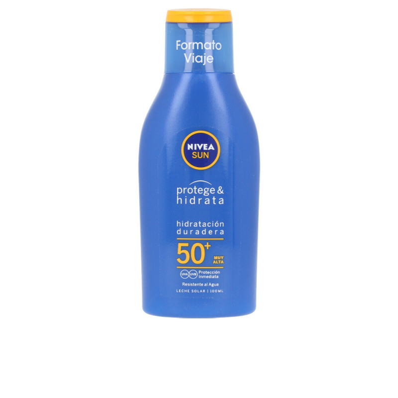 SUN PROTEGE&HIDRATA leche SPF50+ 100 ml by NIVEA for Unisex