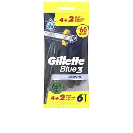 BLUE 3 cuchilla afeitar desechables 6 u by GILLETTE for Man