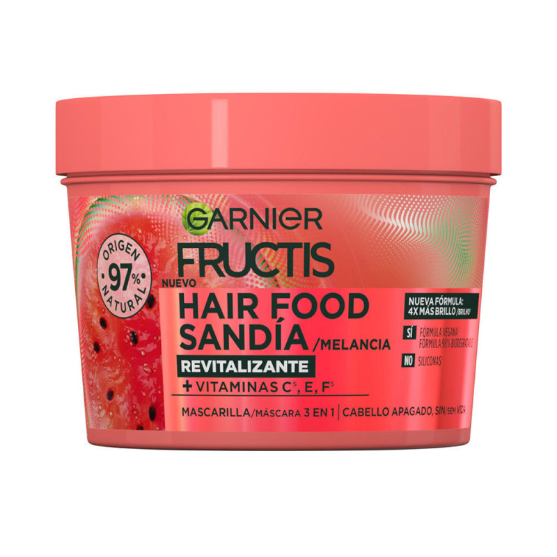 FRUCTIS HAIR FOOD sandía mascarilla revitalizante 350 ml by GARNIER for Unisex
