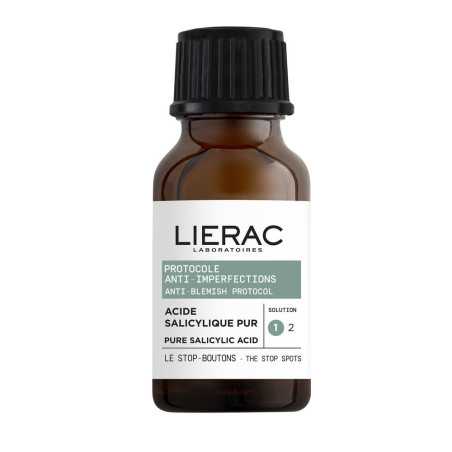 PROTOCOLO ANTI IMPERFECCIONES stop granos ácido salicílico puro 15 ml by LIERAC for Unisex