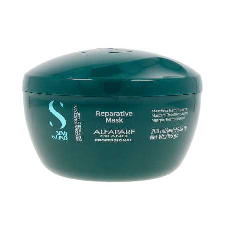 SEMI DI LINO RECONSTRUCTION mascarilla restructurante 200 ml by ALFAPARF MILANO for Unisex