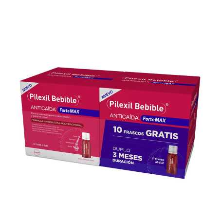 PILEXIL FORTE MAX anticaída bebible pack 2 x 45 u by PILEXIL for Unisex