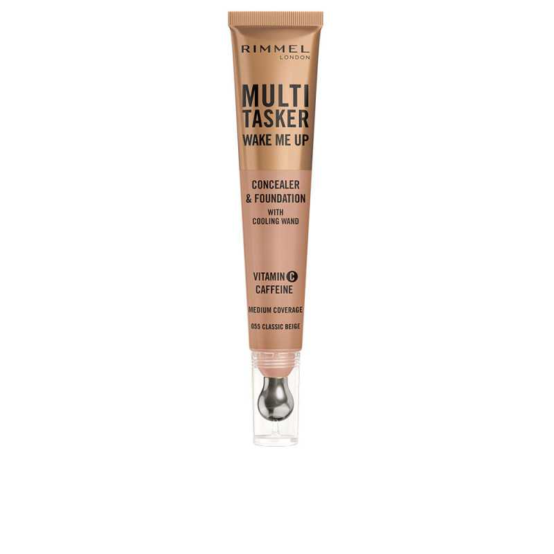 MULTITASKER WAKE ME UP corrector y base de maquillaje Classsic Beige 20 ml by RIMMEL LONDON for Unisex MULTITASKER WAKE ME UP corrector y base de maquillaje Classsic Beige 20 ml by RIMMEL LONDON for Unisex