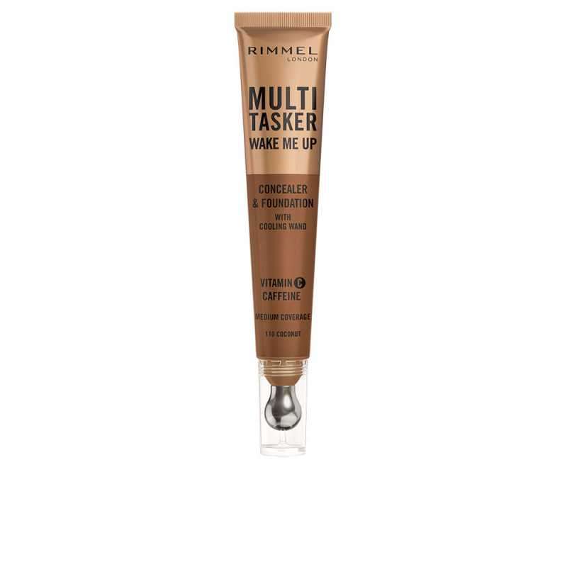 MULTITASKER WAKE ME UP corrector y base de maquillaje Warm Coconut 20 ml by RIMMEL LONDON for Unisex MULTITASKER WAKE ME UP corrector y base de maquillaje Warm Coconut 20 ml by RIMMEL LONDON for Unisex