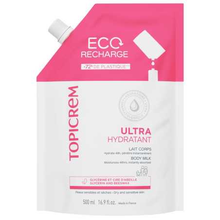 UH leche ultra hidratante corporal recarga 500 ml by TOPICREM for Unisex