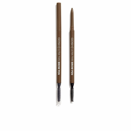 ULTRA THIN brow pen grey brown by GOSH for Unisex