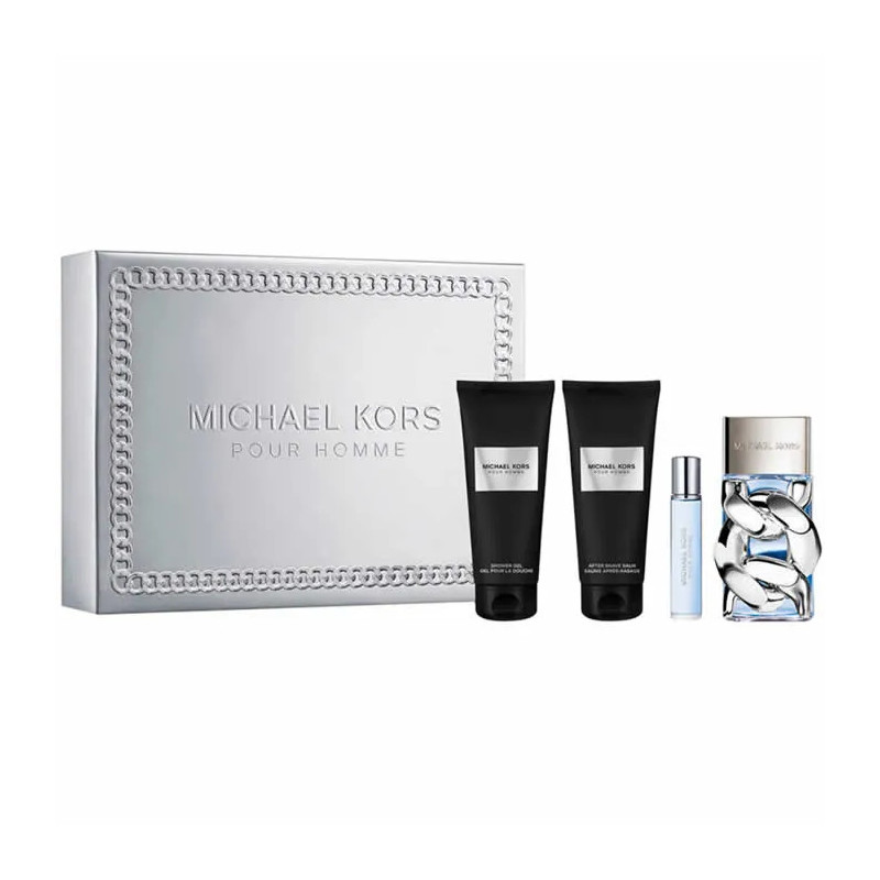 Michael Kors Pour Homme Eau de Parfum Spray 100 ml, 4er-Set