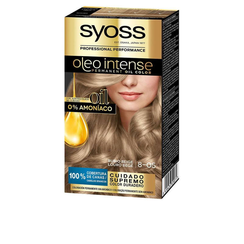 OLEO INTENSE tinte sin amoniaco 805 rubio beige 5 pz by SYOSS for Woman