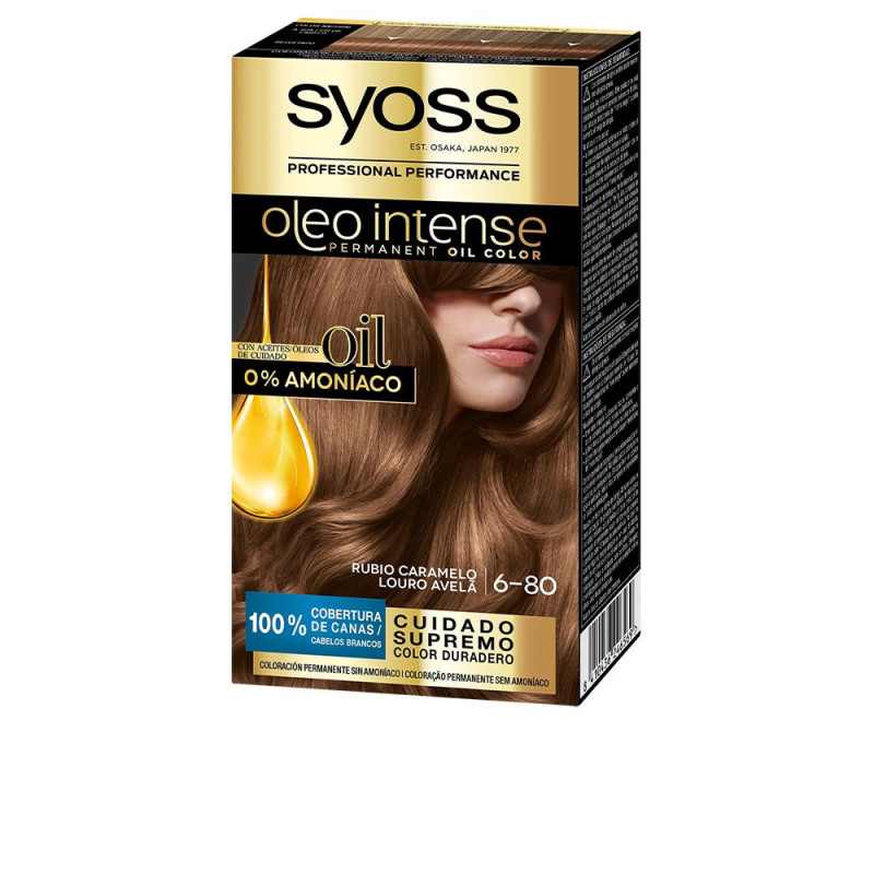 OLEO INTENSE tinte sin amoniaco 680 rubio caramelo 5 pz by SYOSS for Woman