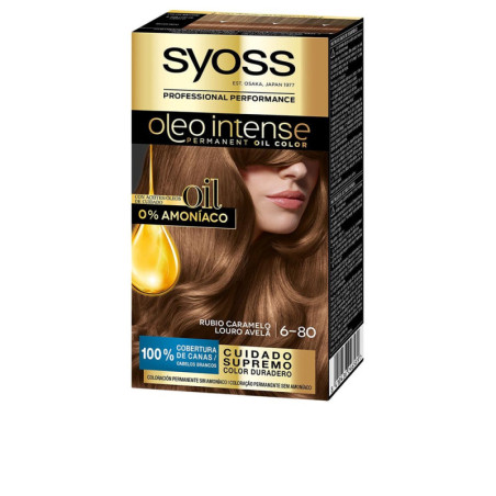 OLEO INTENSE tinte sin amoniaco 680 rubio caramelo 5 pz by SYOSS for Woman