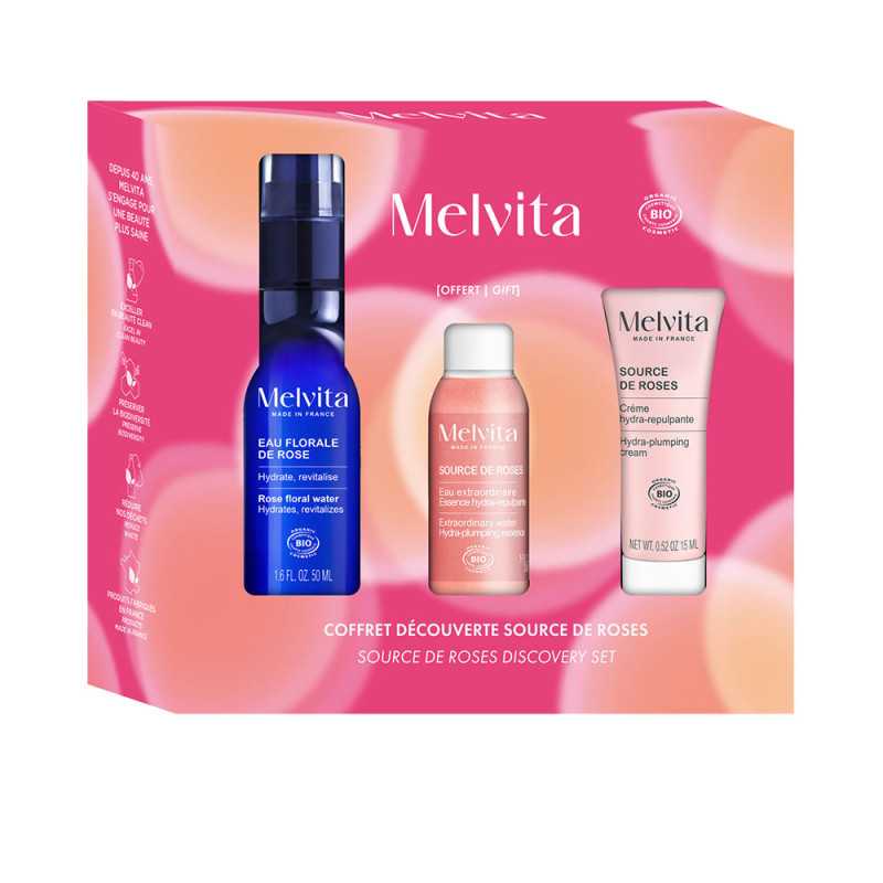 AGUA FLORAL DE ROSA ESTUCHE 3 pz by MELVITA for Woman AGUA FLORAL DE ROSA ESTUCHE 3 pz by MELVITA for Woman