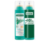 A LA ORTIGA champú seco seborregulador cabellos castaño/moreno pack 2 x 150 ml by KLORANE for Unisex
