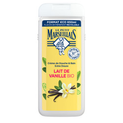 LE PETIT MARSEILLAIS gel baño leche de vainilla 650 ml by LE PETIT MARSEILLAIS for Unisex