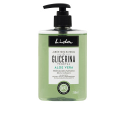 JABÓN 100% NATURAL manos glicerina y aloe vera 250 ml by LIDA for Unisex