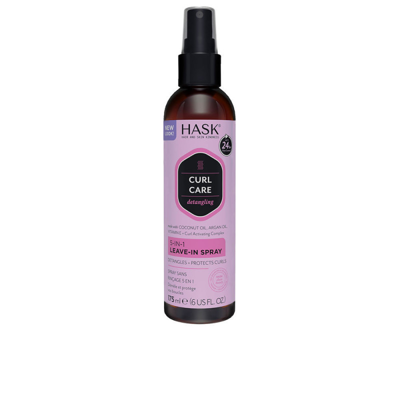 CURL CARE 5-in-1 leave-in spray 175 ml by HASK for Unisex