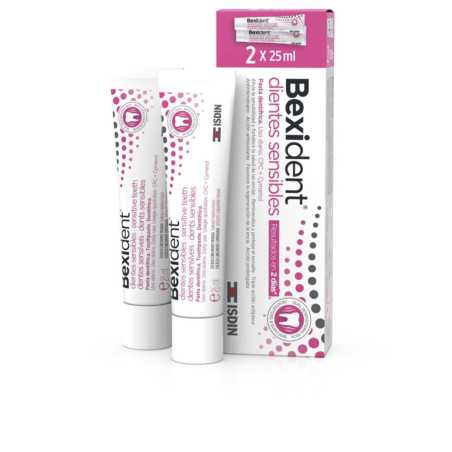 BEXIDENT DIENTES SENSIBLES pasta dentrífica 2 x 25 ml by ISDIN for Unisex