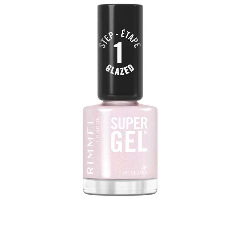 SUPER GEL esmalte de unas 105 Pink Glazed 12 ml by RIMMEL LONDON for Unisex SUPER GEL esmalte de unas 105 Pink Glazed 12 ml by RIMMEL LONDON for Unisex