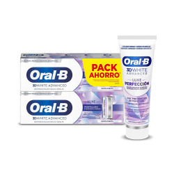 3D WHITE LUXE PERFECCION pasta dentífrica 2 x 75 ml by ORAL-B for Unisex