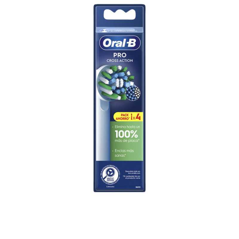 CROSS ACTION cabezales blanco 4 u by ORAL B for Unisex CROSS ACTION cabezales blanco 4 u by ORAL B for Unisex
