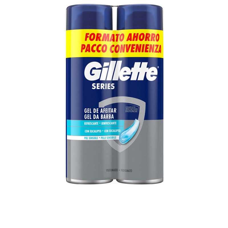 SERIES gel de afeitar piel sensible 2 x 200 ml by GILLETTE for Man SERIES gel de afeitar piel sensible 2 x 200 ml by GILLETTE for Man