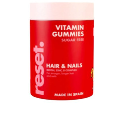 HAIR NAILS cherry 60 gummies by RESET for Unisex