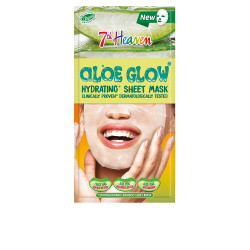 ALOE GLOW mascarilla de tela hidratante 16 gr by 7TH HEAVEN for Unisex