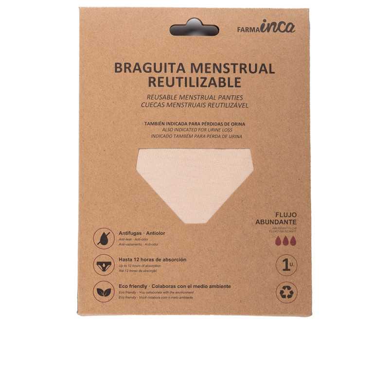 BRAGUITA MENSTRUAL absorcion super nude talla XL 1 u by INCA for Woman BRAGUITA MENSTRUAL absorcion super nude talla XL 1 u by INCA for Woman