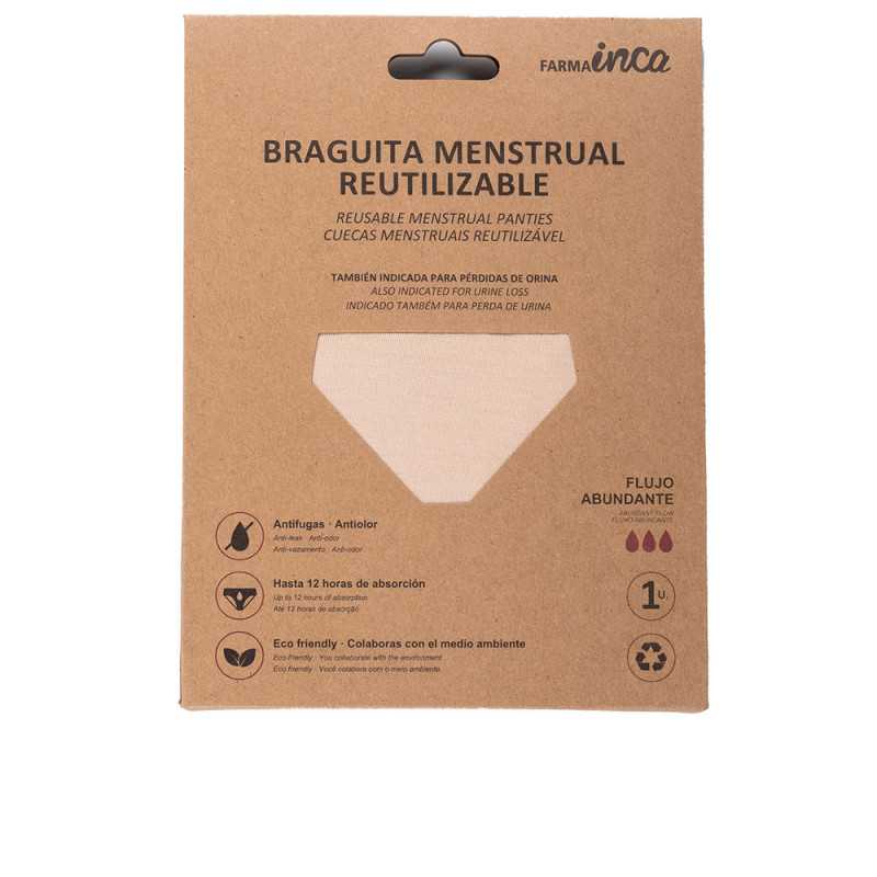 BRAGUITA MENSTRUAL absorcion super nude XXL 1 u by INCA for Woman
