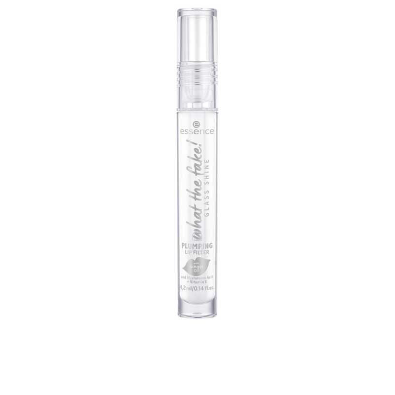 WHAT THE FAKE GLASS SHINE brillo de labios voluminizador 01 Oh So Glassy 42 ml by ESSENCE for Unisex WHAT THE FAKE GLASS SHINE brillo de labios voluminizador 01 Oh So Glassy 42 ml by ESSENCE for Unisex