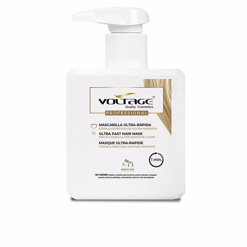 ULTRA-RÁPIDA mascarilla 1 minuto 500 ml by VOLTAGE COSMETICS for Unisex